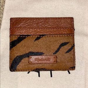 NWT Madewell The Leather Card Case
